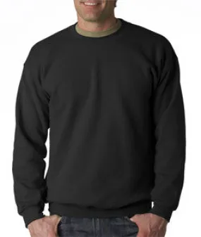 18000 Gildan Adult Heavy BlendCrew Neck Sweatshirt Black