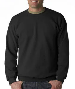 18000 Gildan Adult Heavy BlendCrew Neck Sweatshirt Black