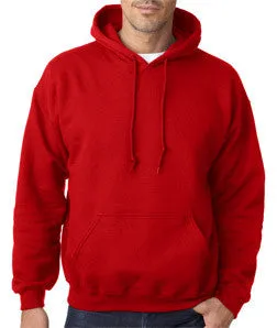 18500 Gildan Adult Heavy BlendHooded Sweatshirt Red