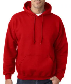 18500 Gildan Adult Heavy BlendHooded Sweatshirt Red