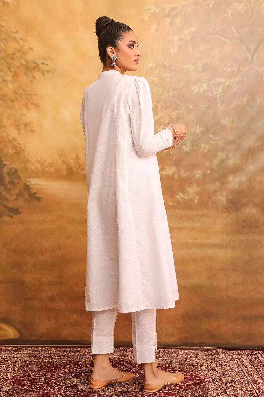 2Pc Solid Stitched Suit