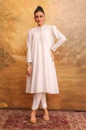 2Pc Solid Stitched Suit