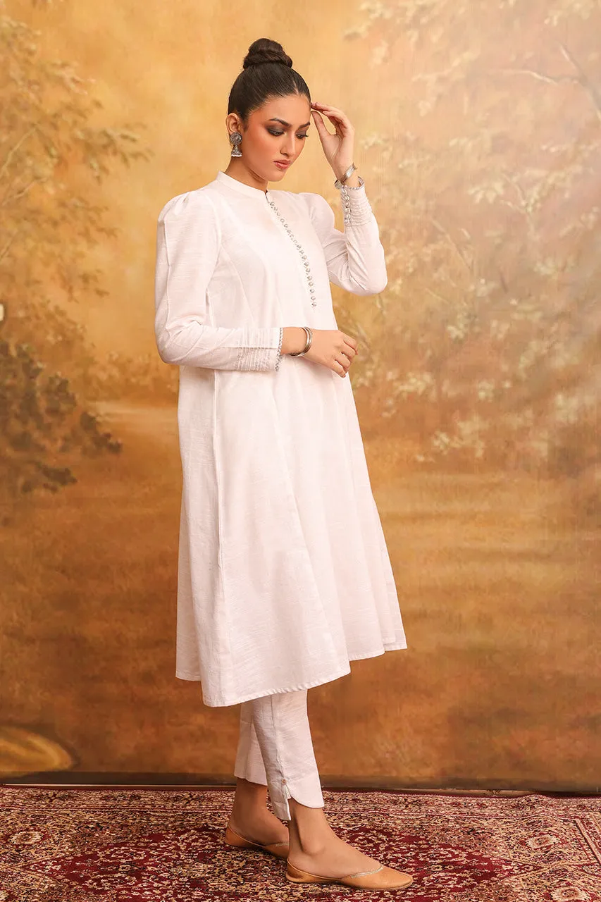 2Pc Solid Stitched Suit