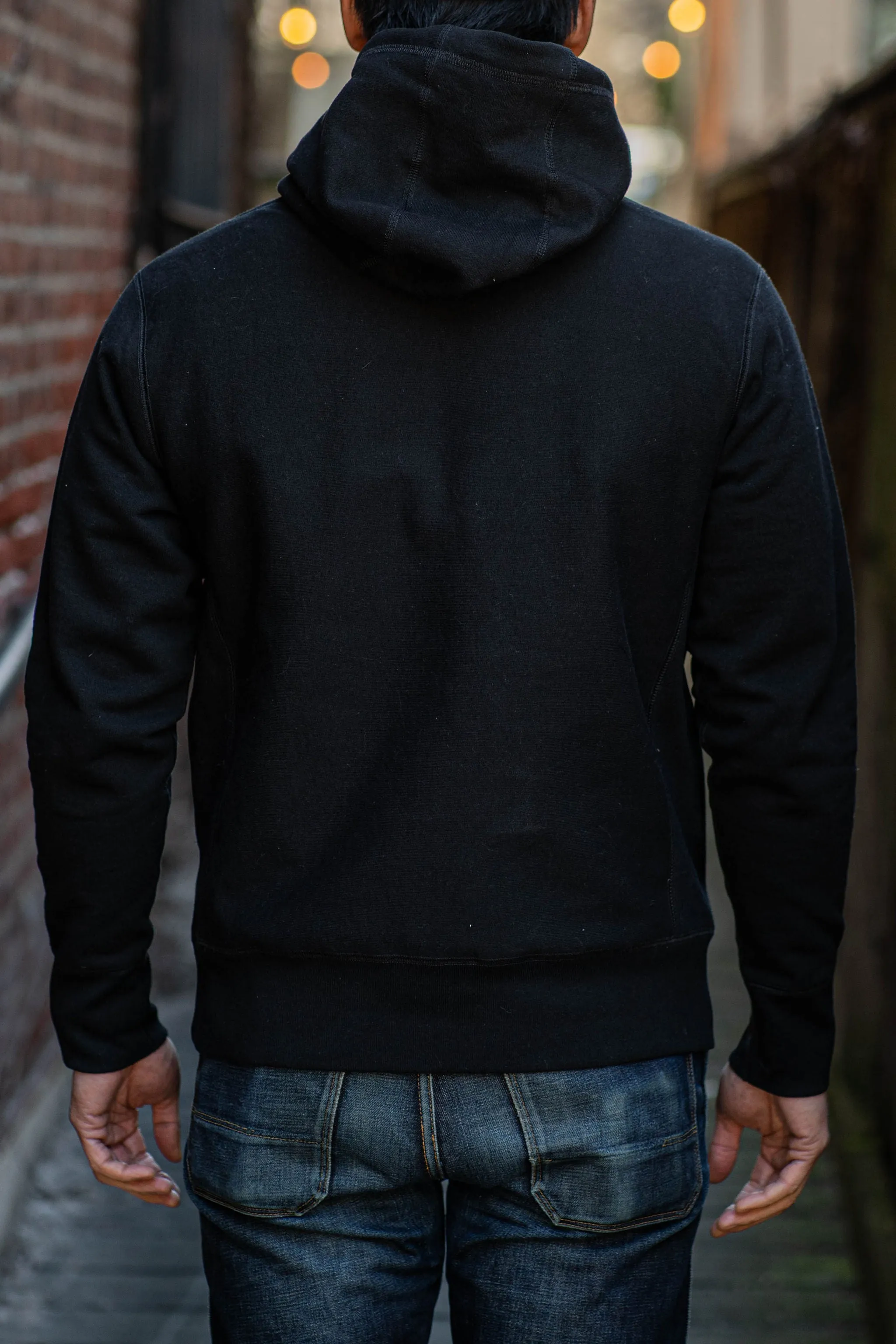 3sixteen Heavyweight Pullover Hoody - Black