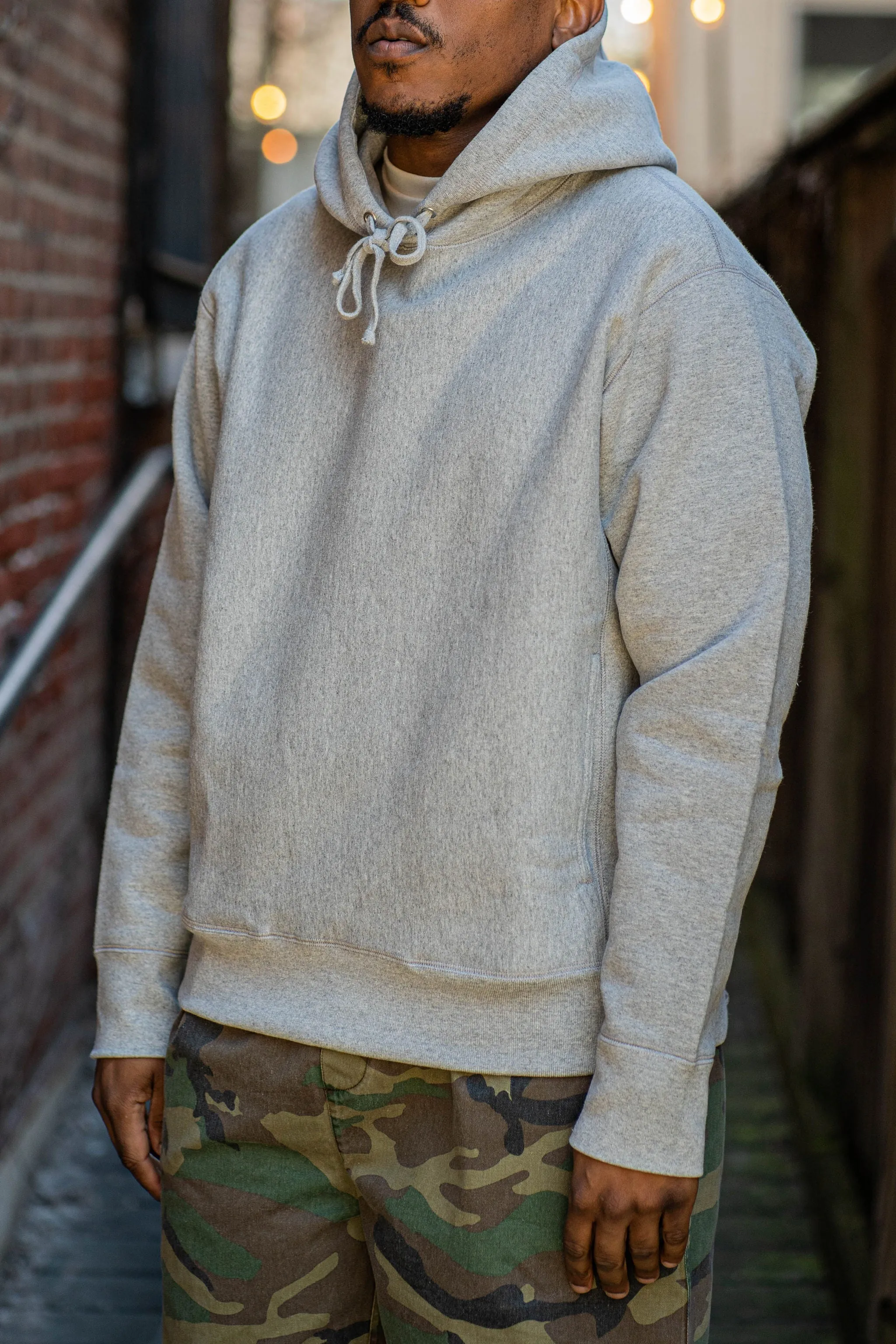 3sixteen Heavyweight Pullover Hoody - Grey