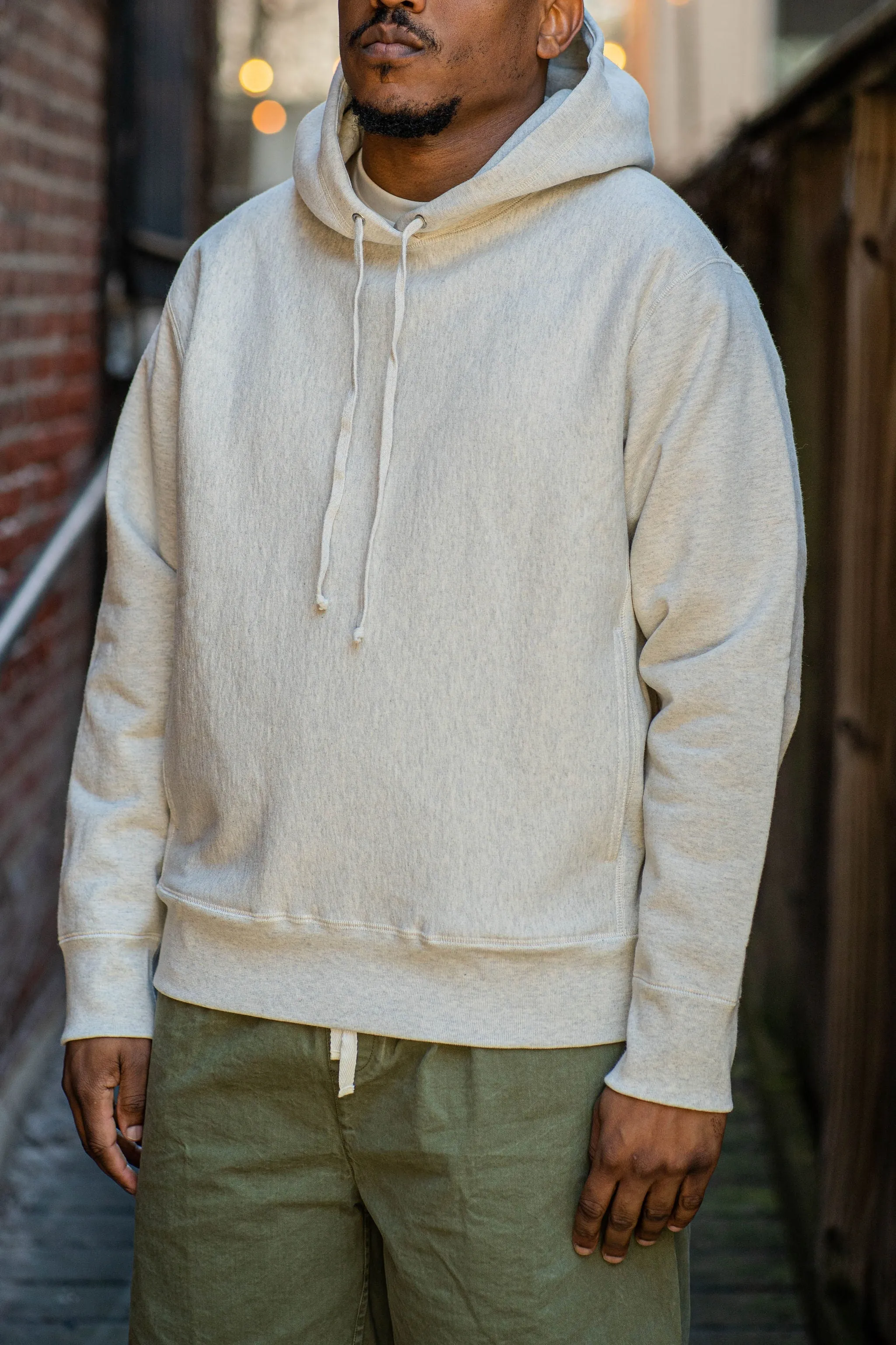 3sixteen Heavyweight Pullover Hoody - Oatmeal