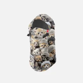 Airhole Junior Milk Fleece Airhood - Kitties