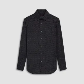 Bugatchi - Long Sleeve Modern Fit Shirt - OOOHCotton Tech - 8 way Stretch - BF9016K60