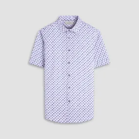 Bugatchi - Miles Short Sleeve Modern Fit Shirt - OOOHCotton Tech - 8 way Stretch - GF9024F40