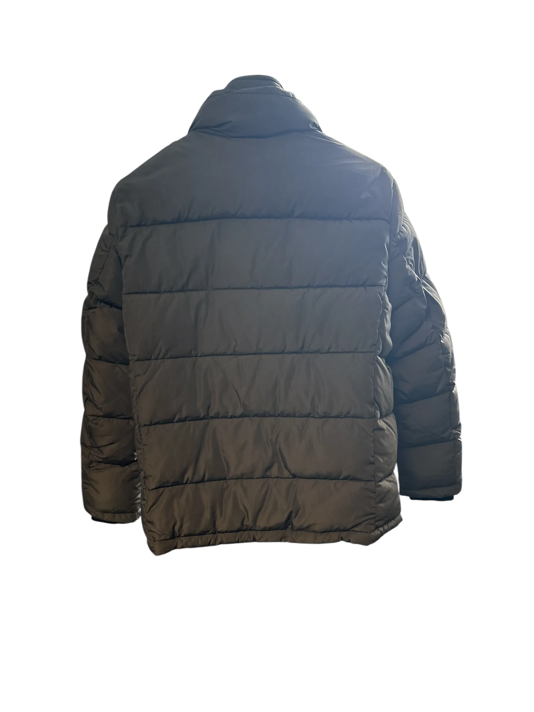 Calvin Klein Mens Regular fit Puffer Jacket Coat Medium Grey Solid Hooded