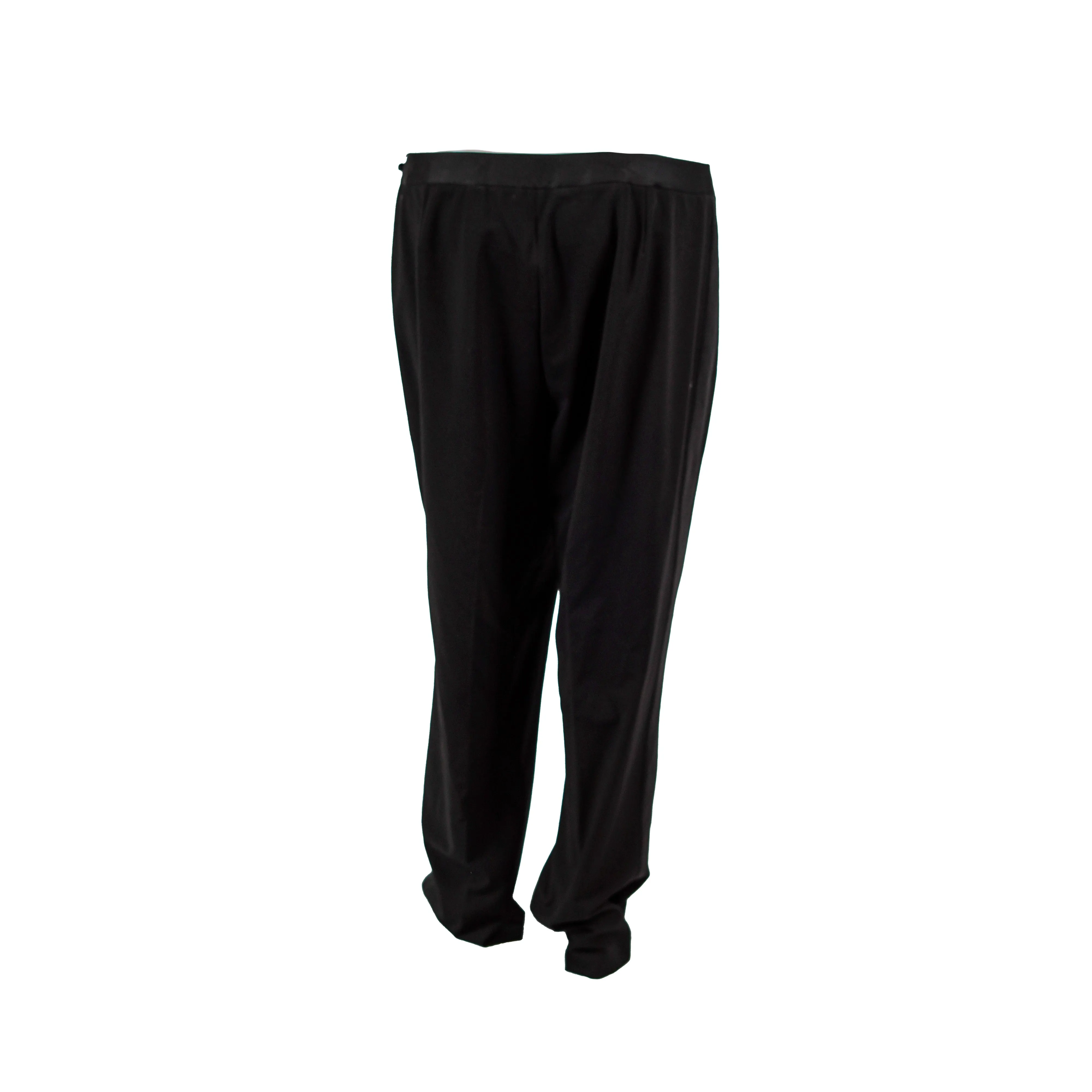 Calvin Klein Women's Flat Front Side Stripe Dress Pants Black Size 1W