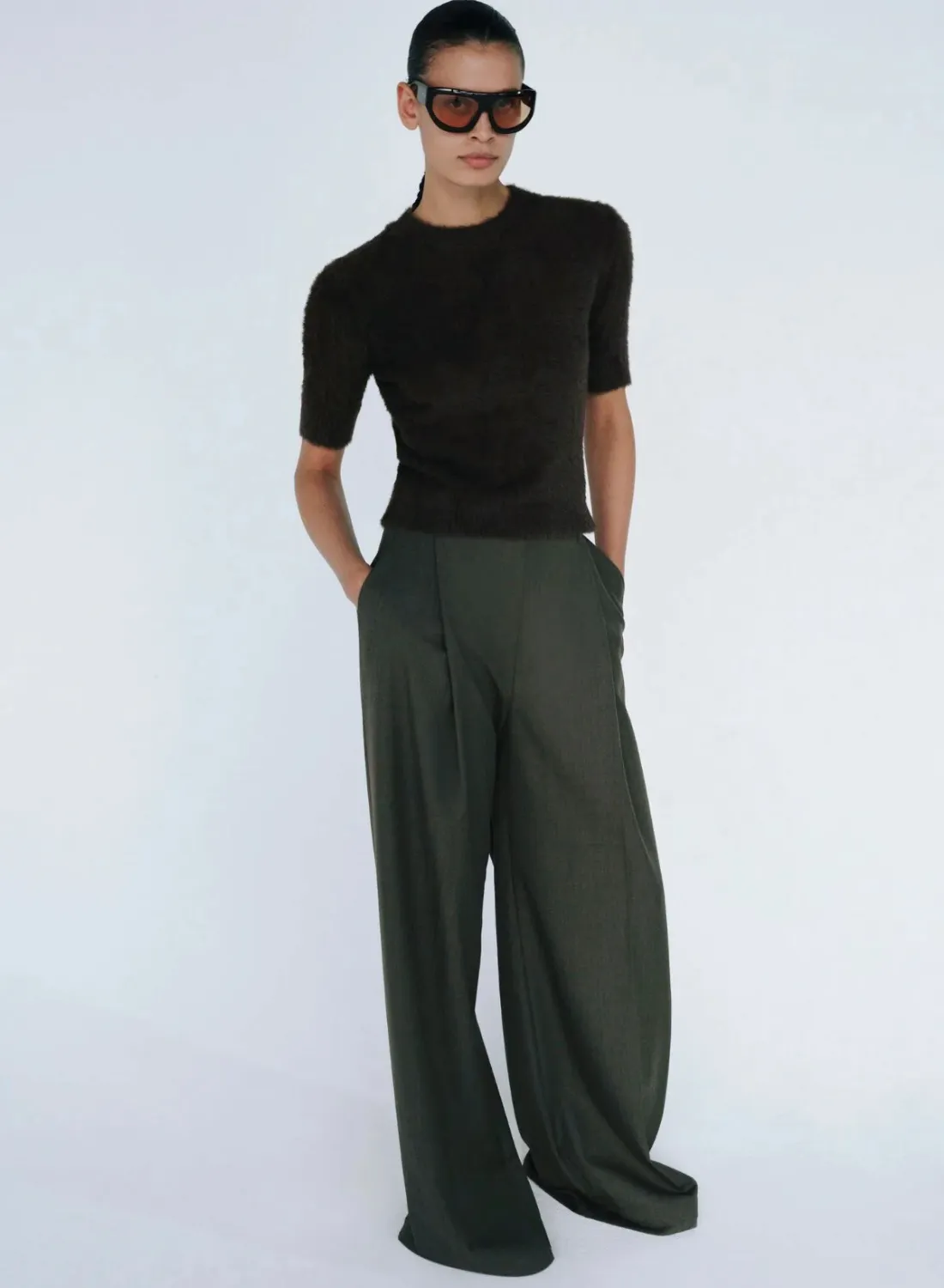 Camilla and Marc Maxime Top In DUSTY BROWN