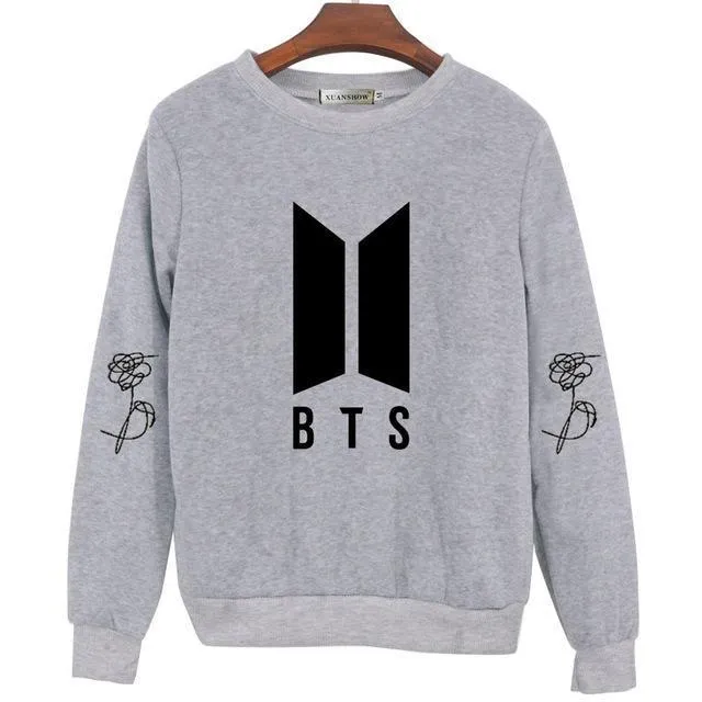 Casual Letters Printed Pullover Tops