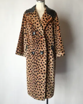 Cheetah Print Coat