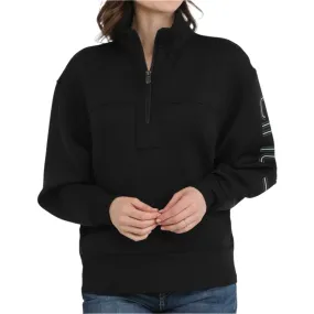 Cinch Women's Black 1/4 Zip Pullover