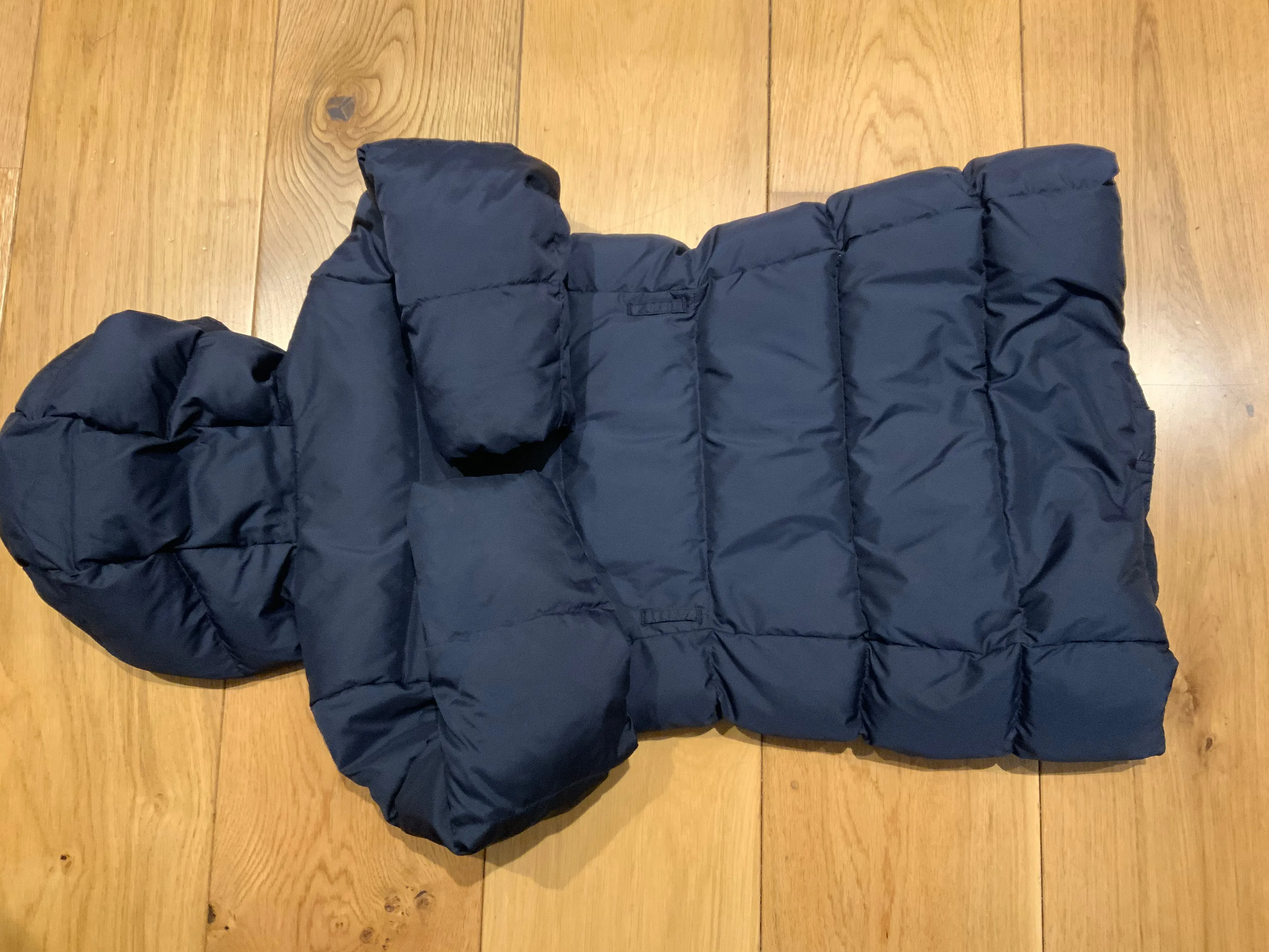 Crewcuts by J. Crew Girls' Puffer Parka Navy Winter Down Coat Jacket 4-5 years children