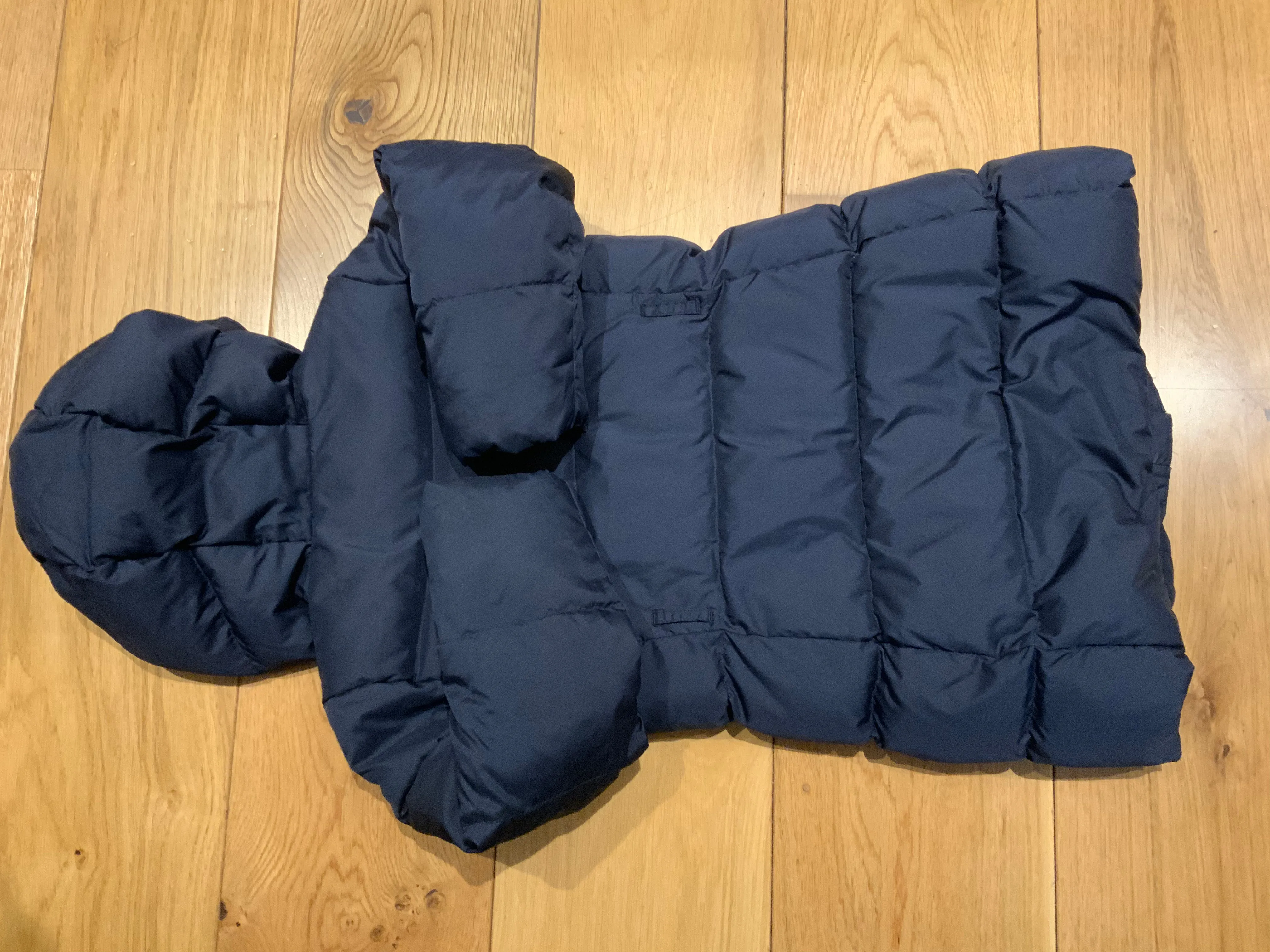 Crewcuts by J. Crew Girls' Puffer Parka Navy Winter Down Coat Jacket 4-5 years children