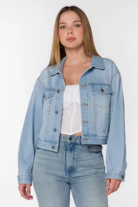 crop denim jacket