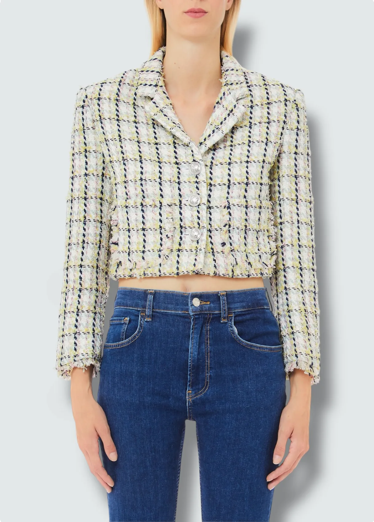 CROPPED BOUCLE JACKET