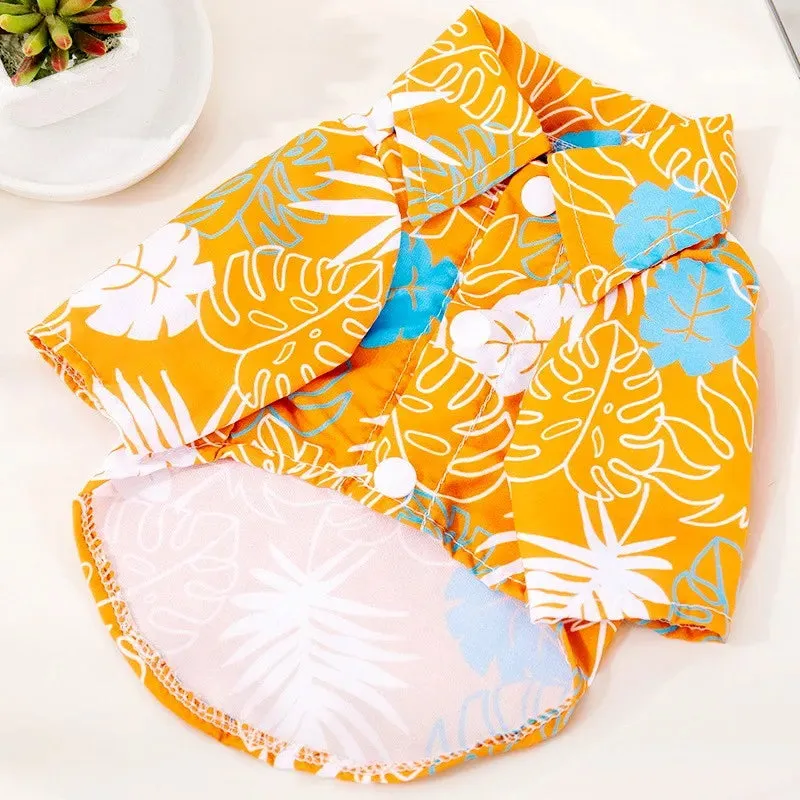Dapper Pet: Colorful Hawaiian Shirt