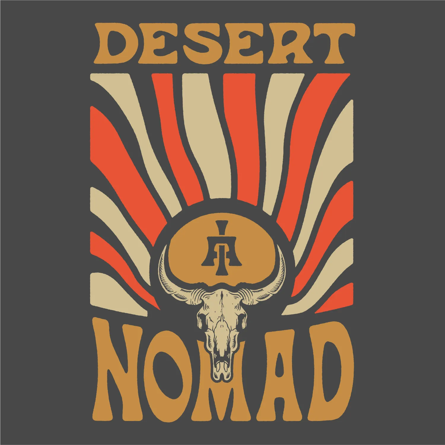 Desert Nomad Ladies Boxy Crop Tee