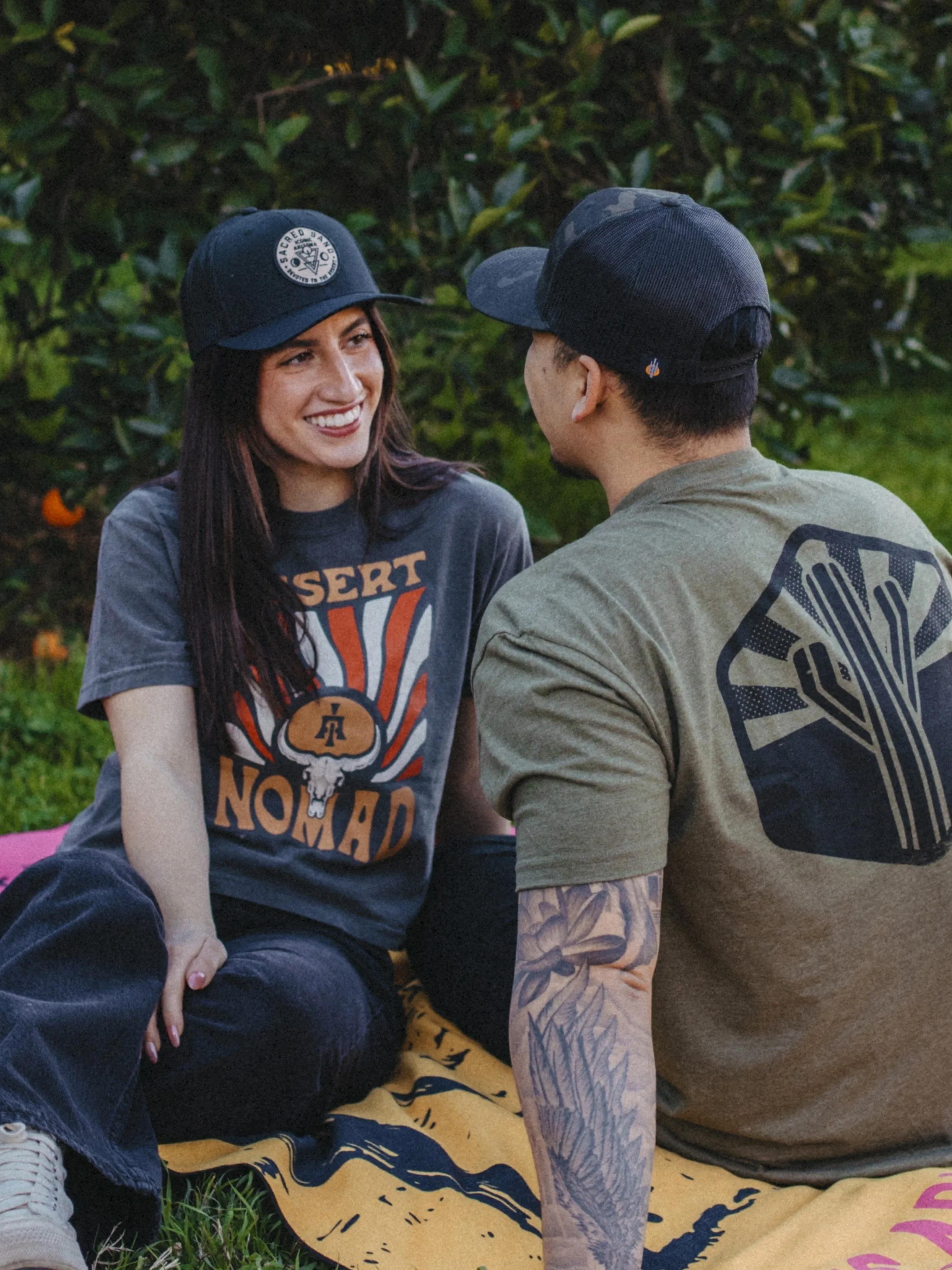 Desert Nomad Ladies Boxy Crop Tee