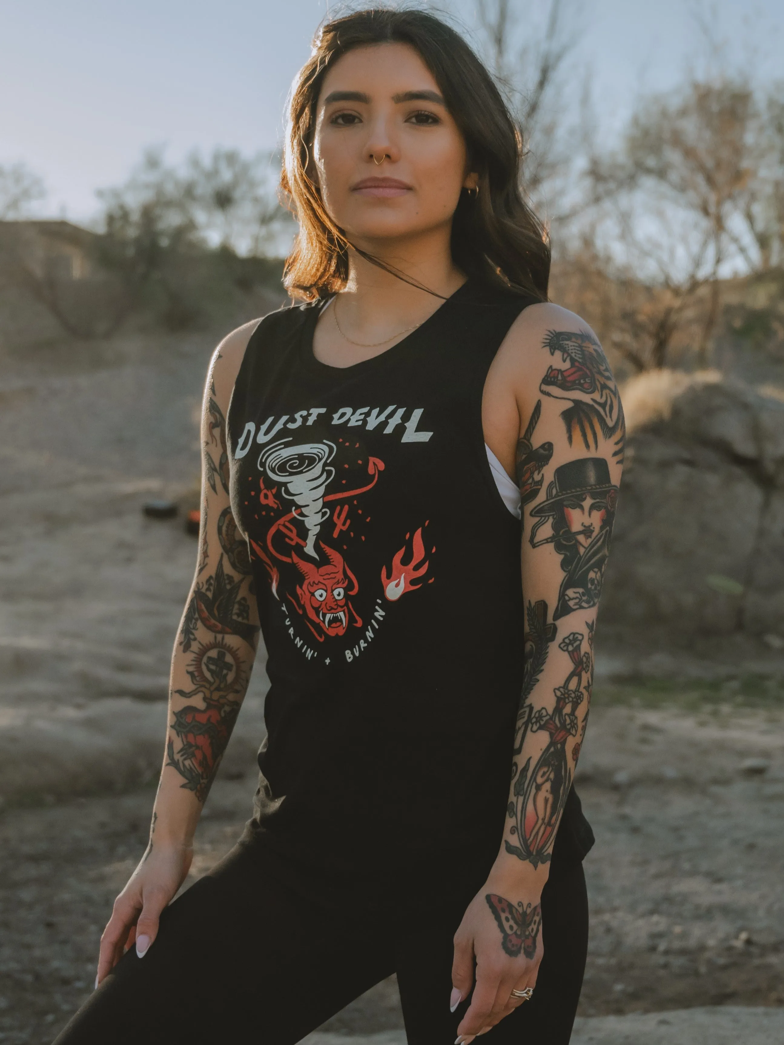 Dust Devil Ladies Muscle Tank - Final Sale