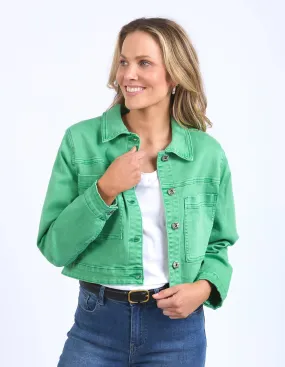 Elm Hazel Denim Jacket 81D1330 - Greenbriar