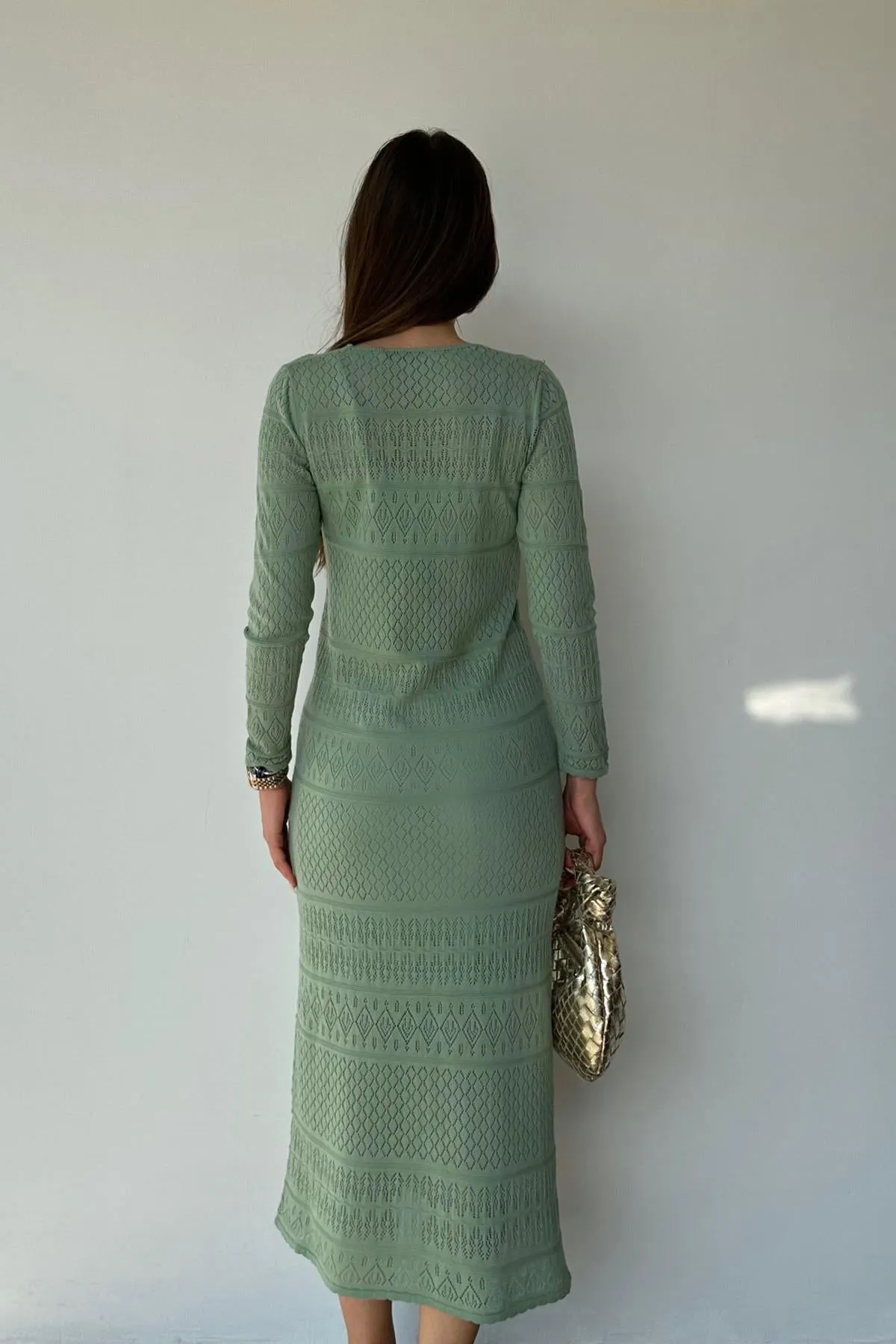 ELS Lined Knit Dress - Mint - Eugene