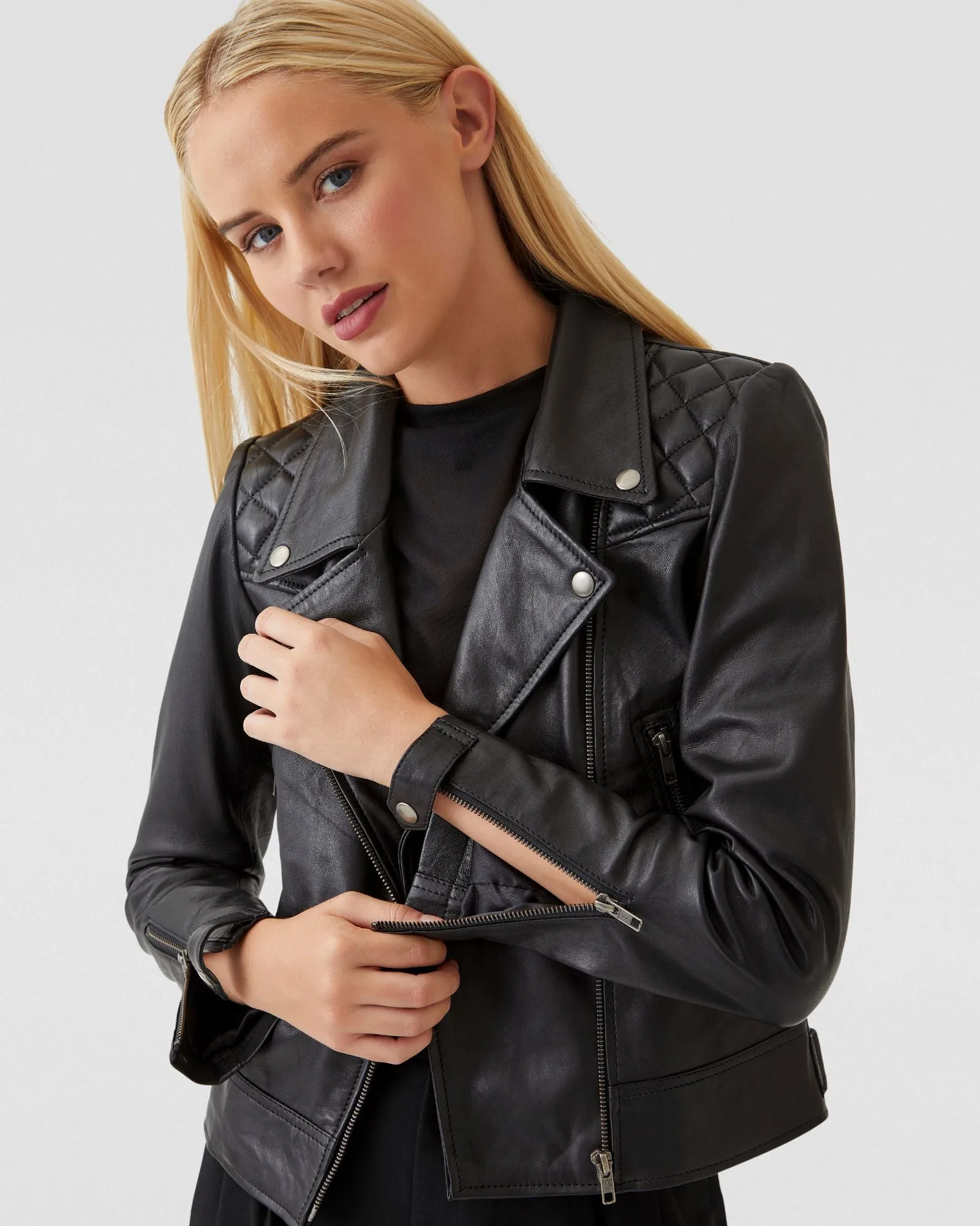 Emma Biker Leather Jacket