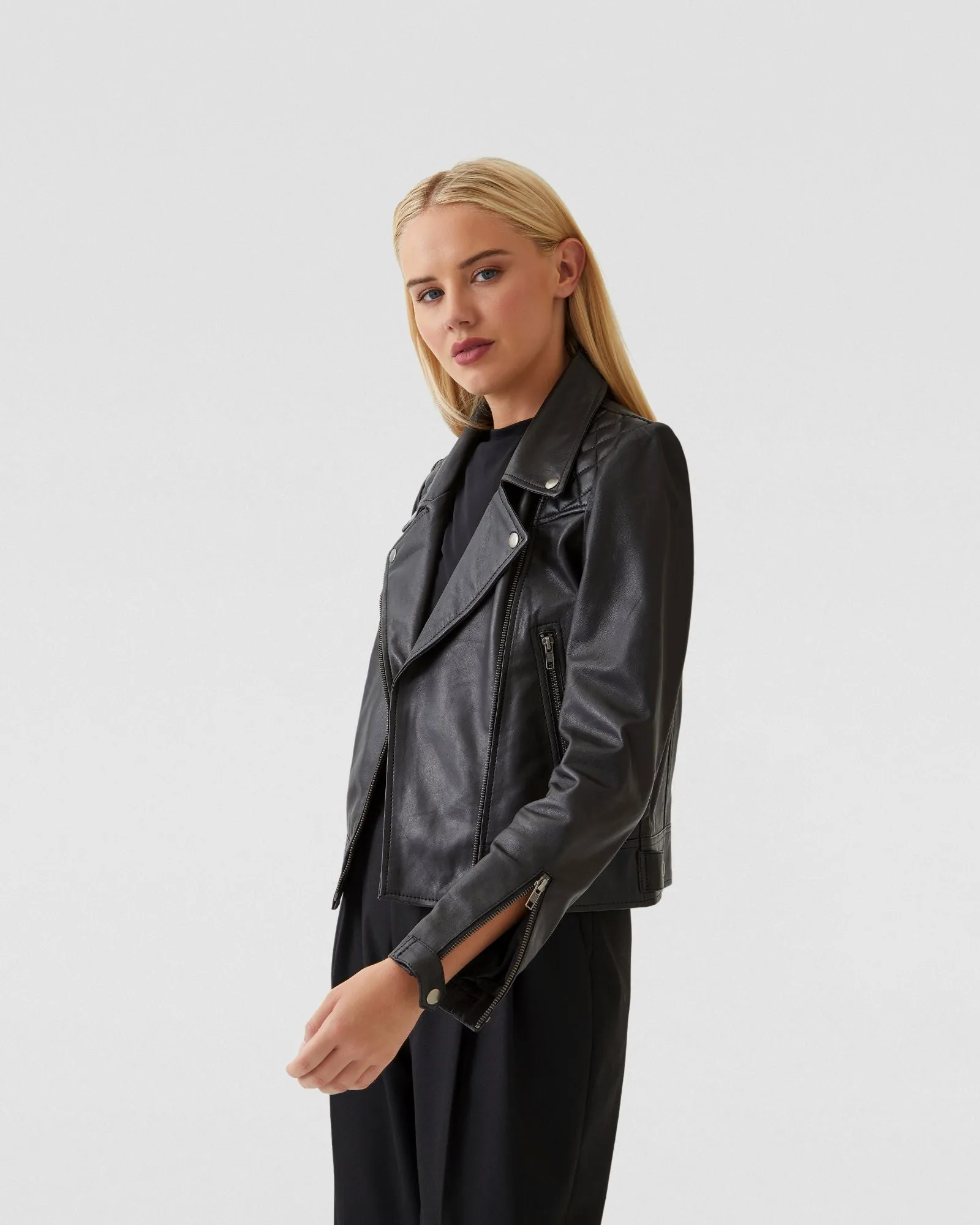 Emma Biker Leather Jacket