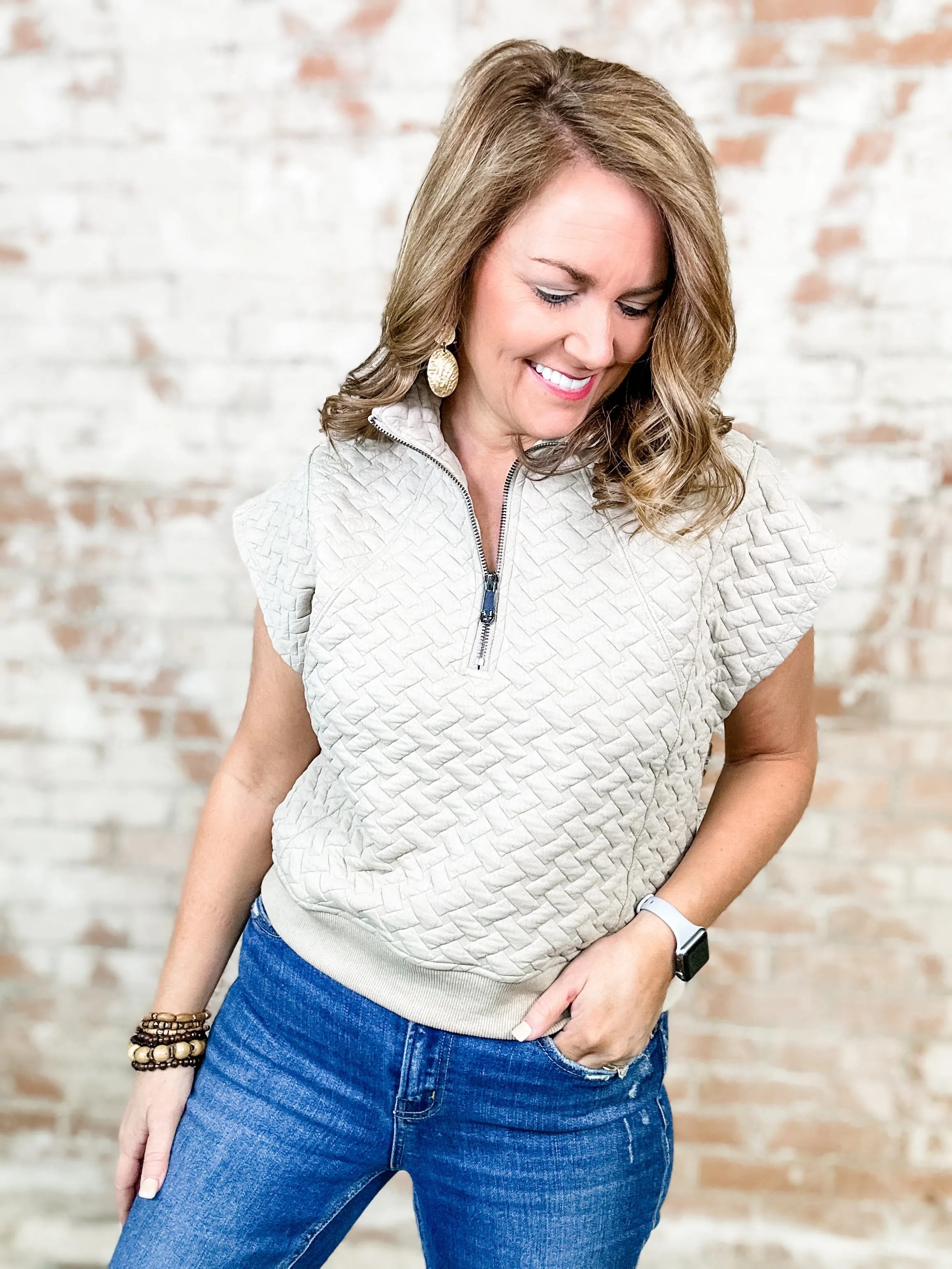 Emmie Solid Textured Top