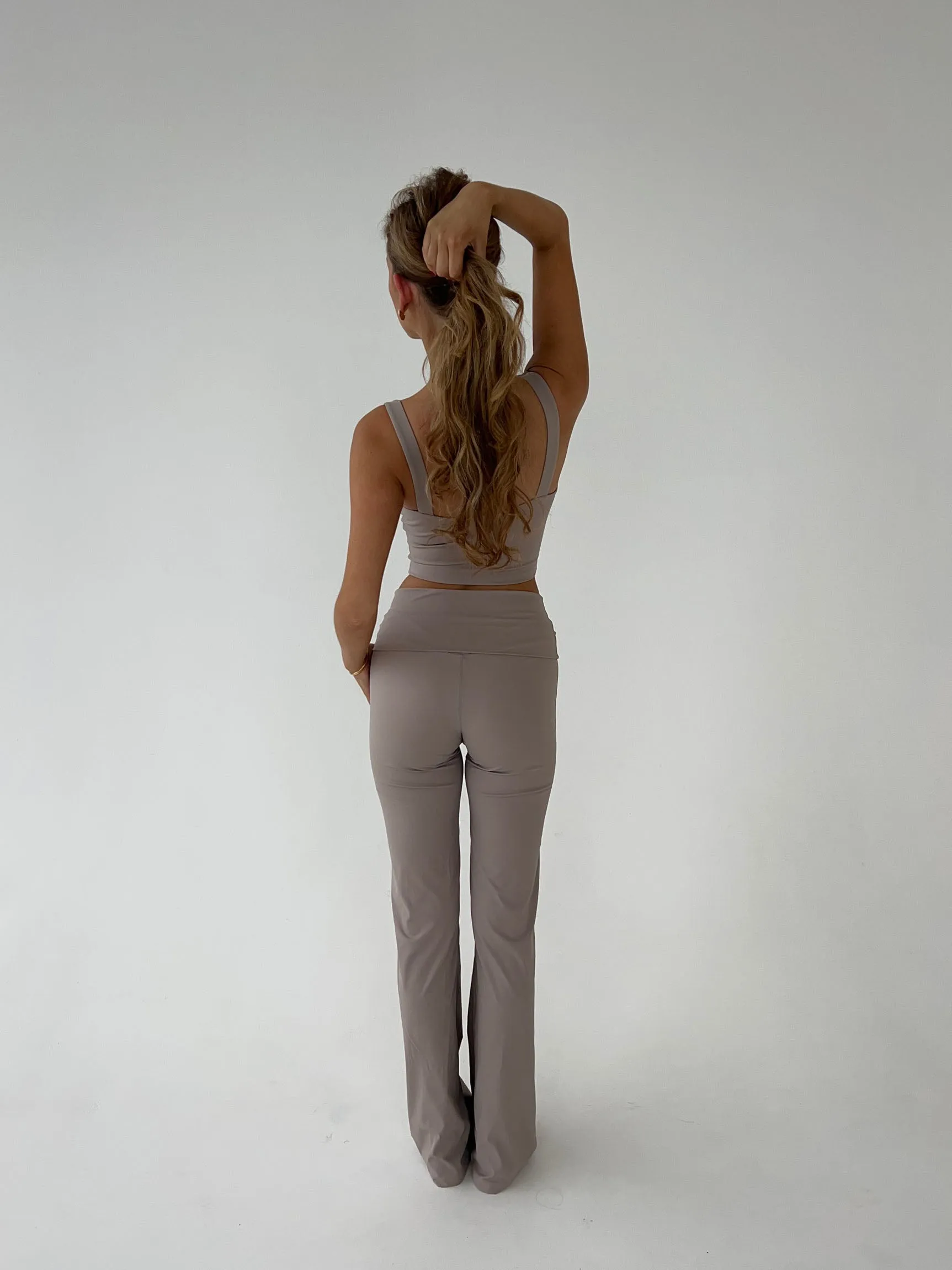 Essential flared pants - Ash