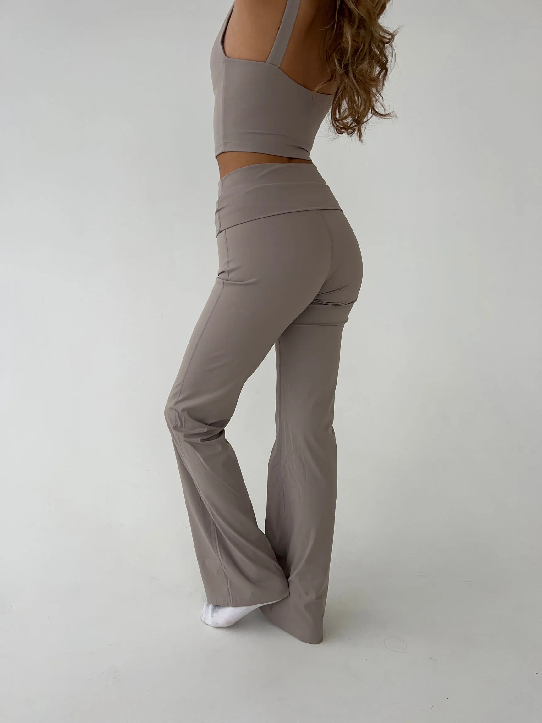 Essential flared pants - Ash