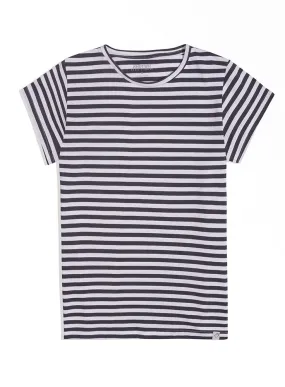 Forest Grey Striped Short-Sleeve