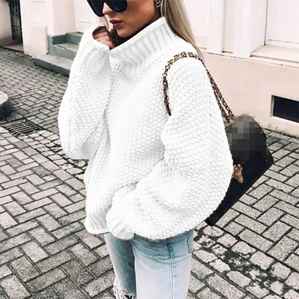 Gianna Rollkragenpullover | Superweicher, warmer Oversized-Pullover für Damen