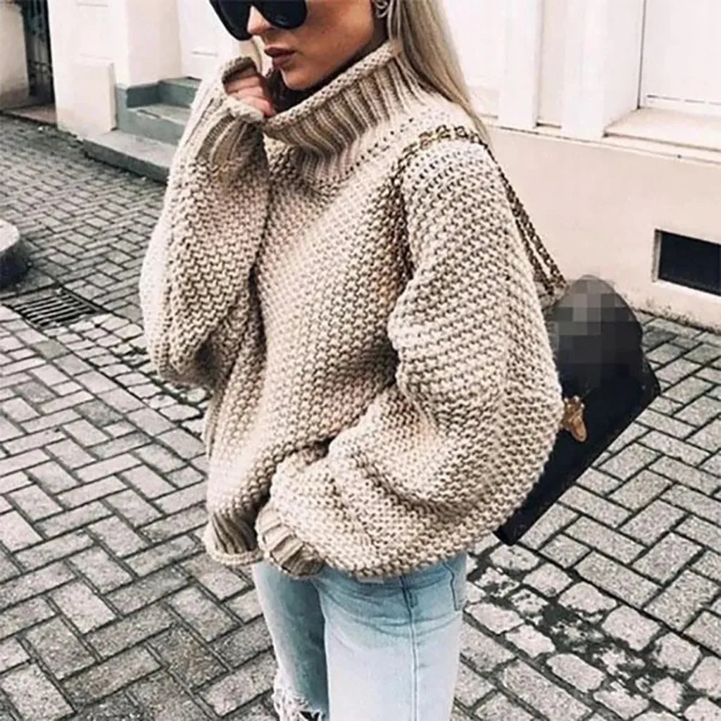 Gianna Rollkragenpullover | Superweicher, warmer Oversized-Pullover für Damen