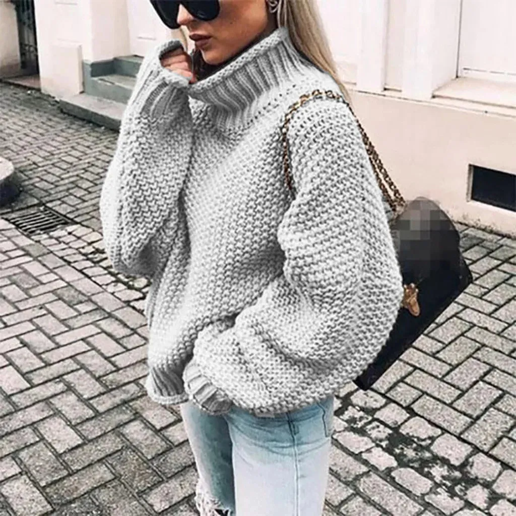 Gianna Rollkragenpullover | Superweicher, warmer Oversized-Pullover für Damen