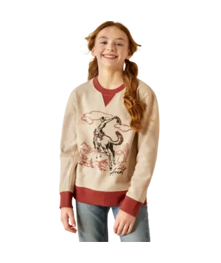 Girl's Ariat Bronc Junior Sweatshirt