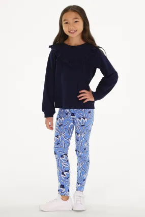 Girls Rue Pullover in SuperSoft Navy