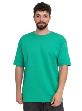 Green Over Size Round T-Shirt