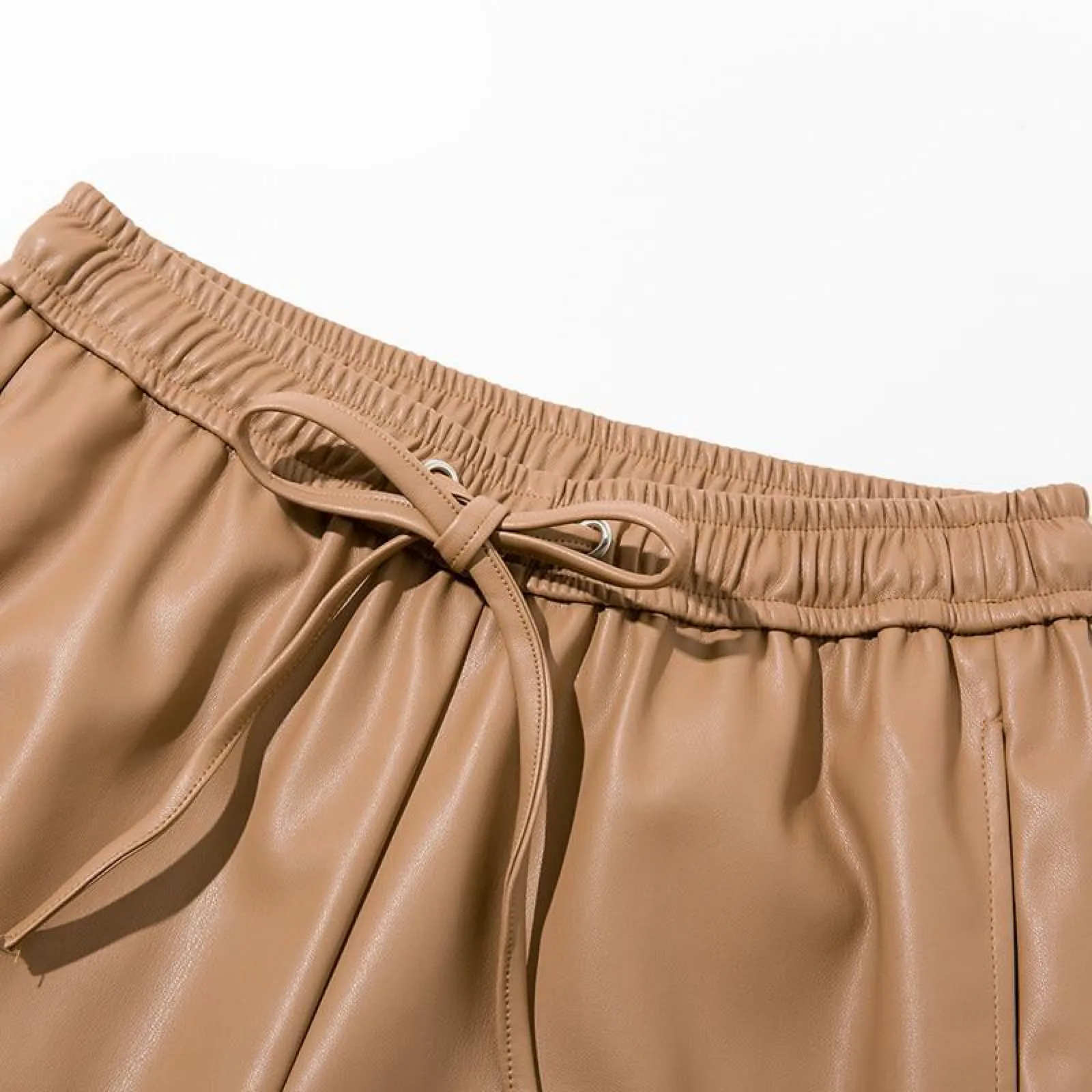 High Waist Leather Pants