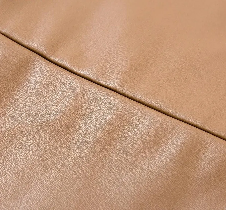 High Waist Leather Pants