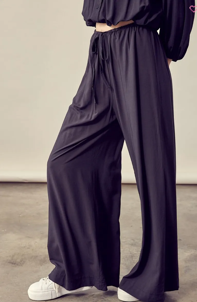 High Waist Wide Leg Pant