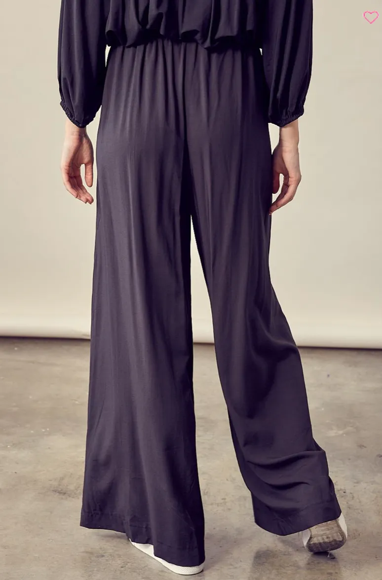 High Waist Wide Leg Pant