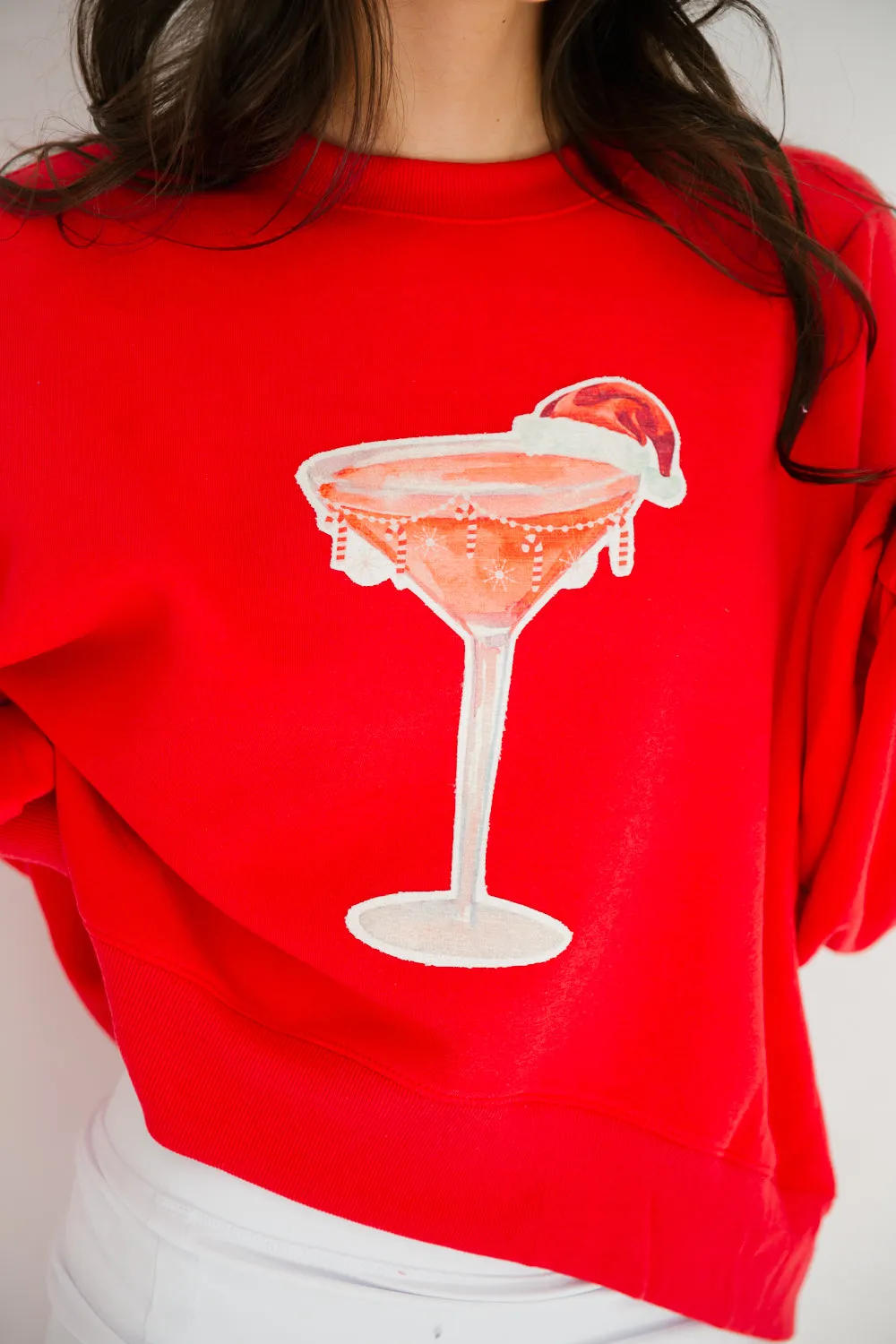 HOLIDAY CHEERS RED PULLOVER