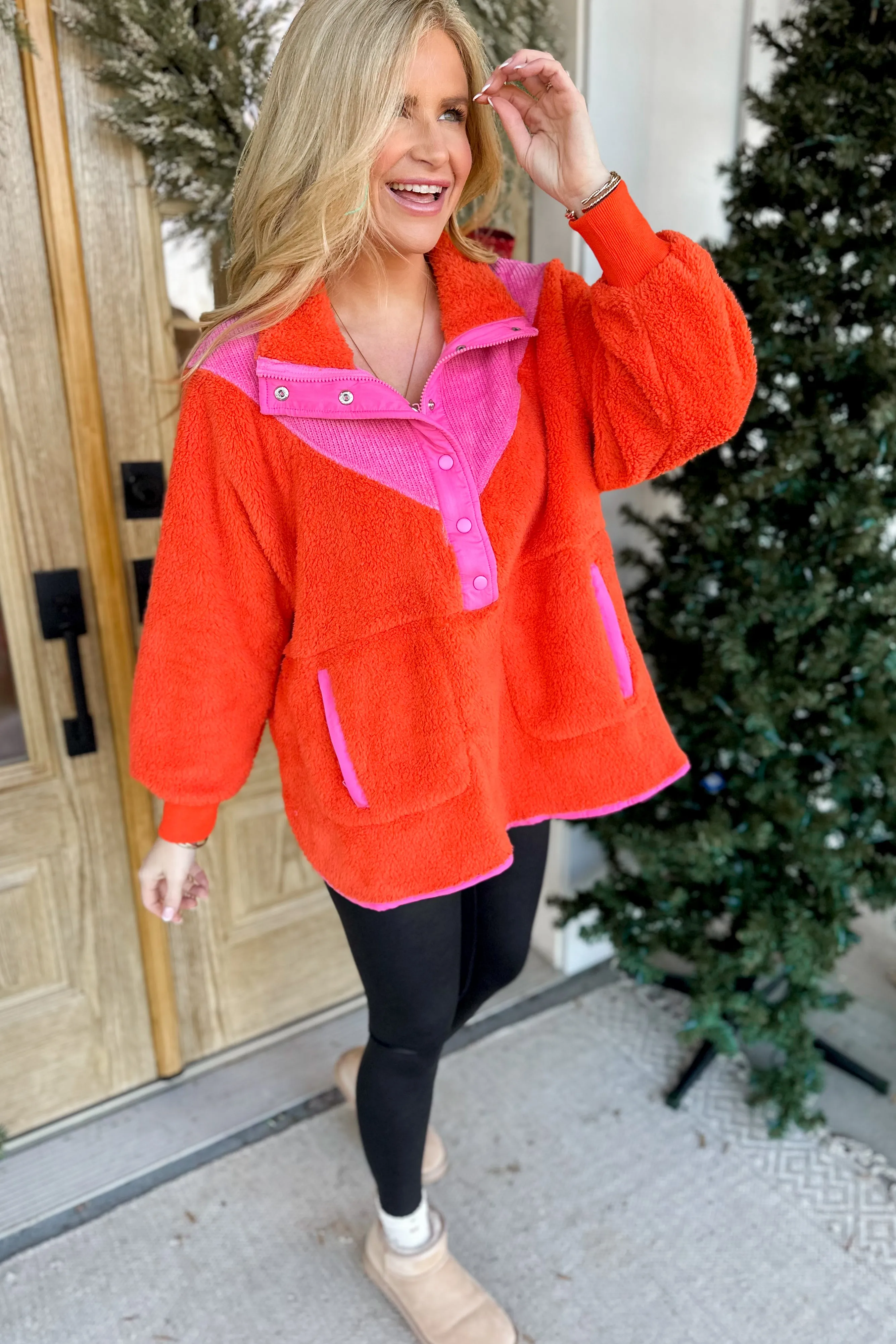 Jake Hidden Zipper Long Sleeve Pullover Jacket