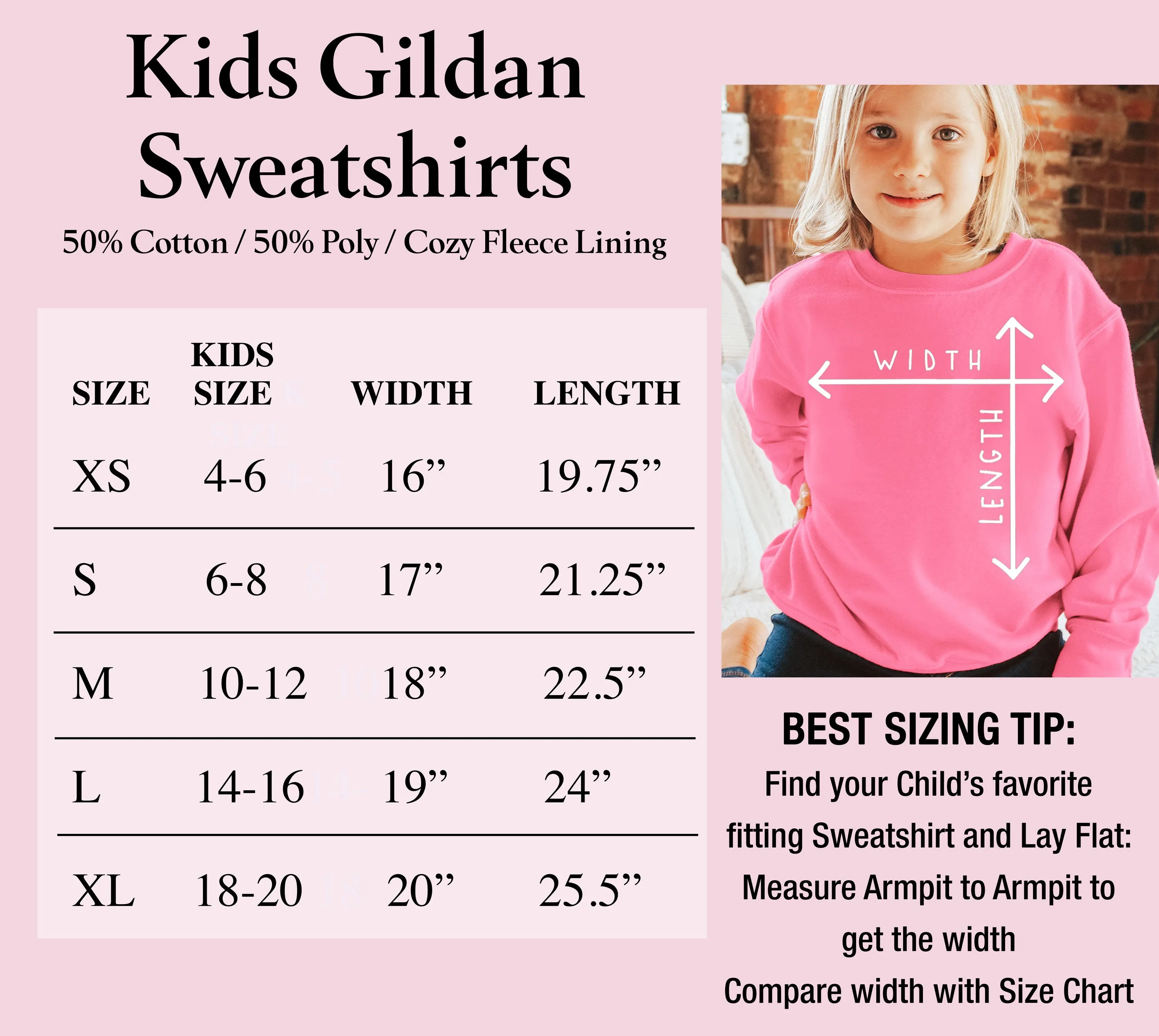 Kids Florida Sweatshirt - Pink Ink