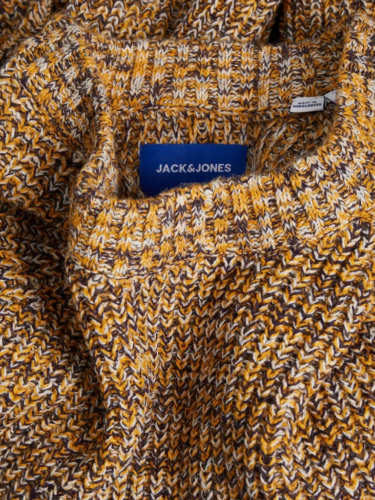 Knit Pullover Sweater - Yellow