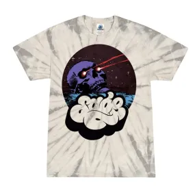Laser Skull Tie-Dye, Metal Shirt